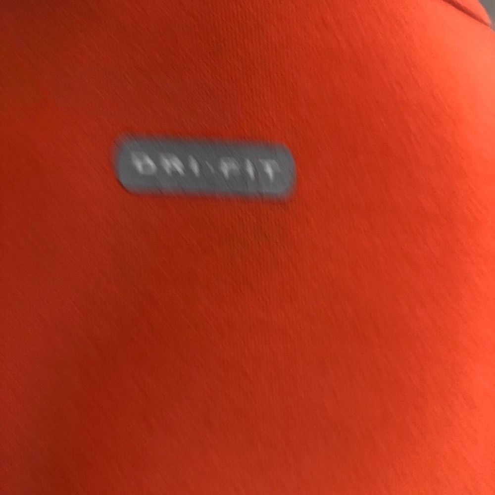 Vintage Nike Y2K Orange Tank Dri Fit - Picture 6 of 9